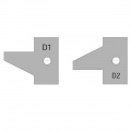 VBD 25,0x29,8x2,0 - Profil D1 do frézy na dveře C69401530 (pár)