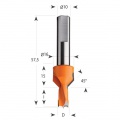 Kolíkovací vrták - SK se záhlubníkem 10,0x57,5/13,0 LH, d=10mm;  CMT C376