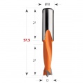 Kolíkovací vrták - SK    8,2x57,5/27,0 LH, d=10x27mm, CMT C310