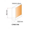 Fréza falcovací velká s VBD 50,8x28,3/16,0  d=12mm