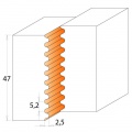 VBD pro frézu na spoje 49,6x11,9x1,5; C69500801 (pár)