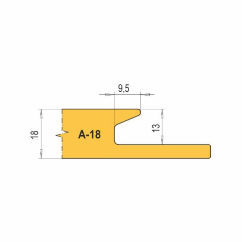 VBD A18-CNC na nábytkové úchytky (1 ks)