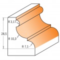 Fréza multiprofilová SK  47,5x28,5  d=12mm, B12,7