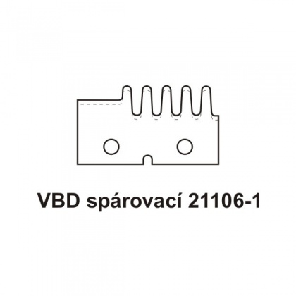 VBD pro frézu na obloukové segmenty 21106-1 (spodní)