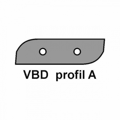 VBD pro frézu na výplně dvířek VP-45 - Profil A, R-spodní braní