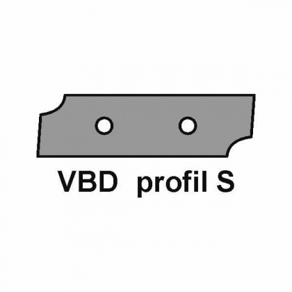 VBD pro frézu na výplně dvířek VP-45 - Profil S, R-spodní braní